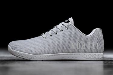 Nobull Superfabric Arctic Men's Trainers Grey | Australia (JX4653)